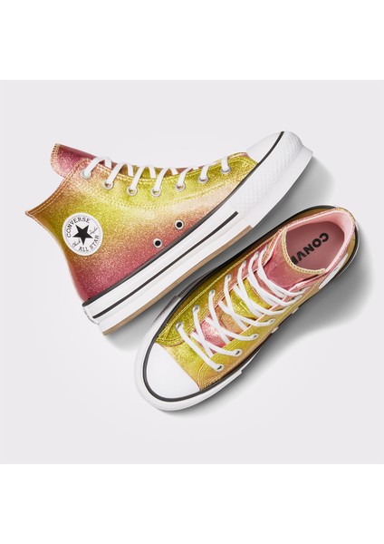 Chuck Taylor All Star Eva Lift Kadın Sarı Platform Sneaker fırsatları