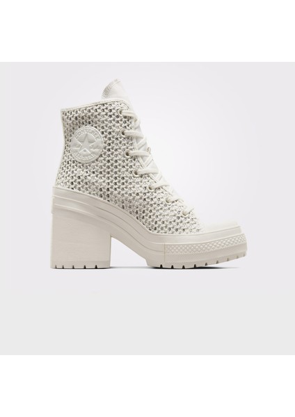 Chuck 70 De Luxe Heel Unisex Bej Platform Sneaker
