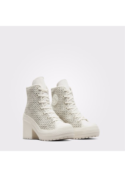 Chuck 70 De Luxe Heel Unisex Bej Platform Sneaker