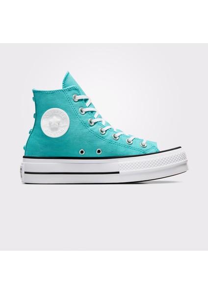 Chuck Taylor All Star Lift Platform Stars Kadın Mavi Sneaker