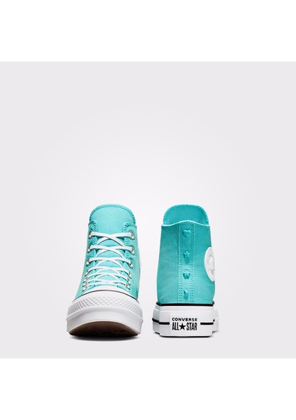 Chuck Taylor All Star Lift Platform Stars Kadın Mavi Sneaker modelleri