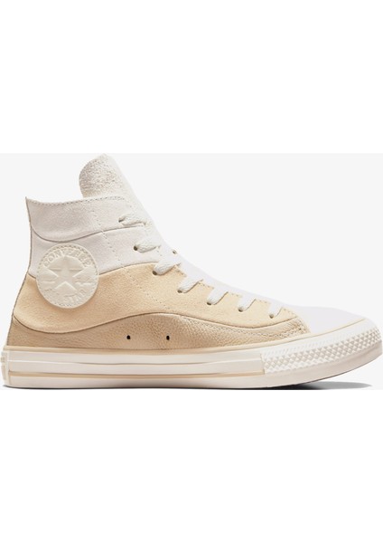 Chuck Taylor All Star Unisex Krem Deri Sneaker