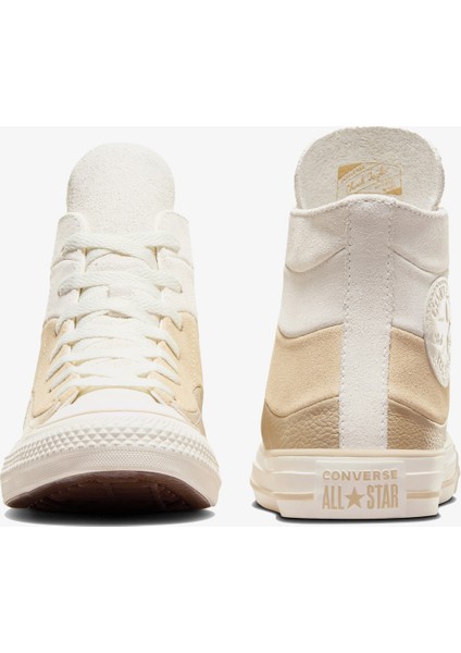 Chuck Taylor All Star Unisex Krem Deri Sneaker modelleri