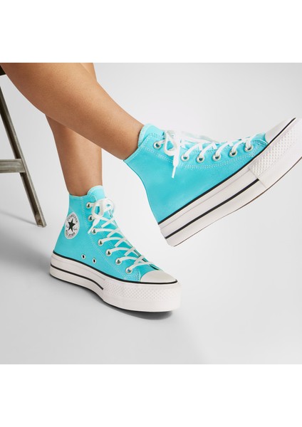 Chuck Taylor All Star Lift Unisex Mavi Platform Sneaker