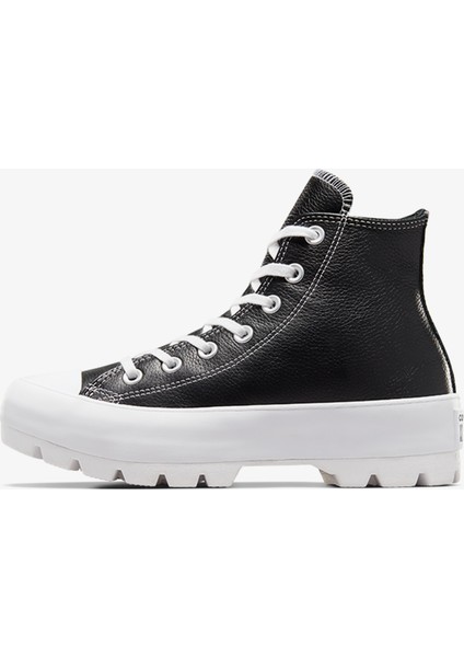 Chuck Taylor All Star Lugged Leather Kadın Siyah Sneaker indirimleri