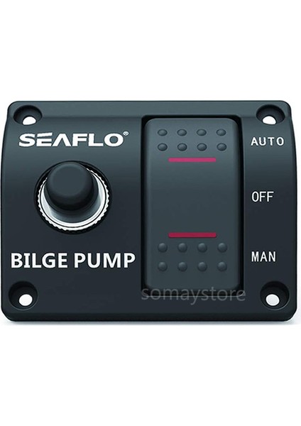 Marin Sintine Pompası Kontrol Paneli 12-24V 63X73MM Seaflo