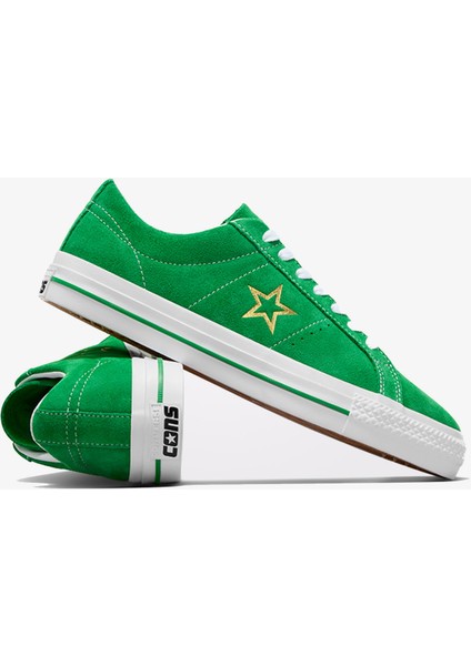 Cons One Star Pro Suede Kadın Yeşil Sneaker modelleri
