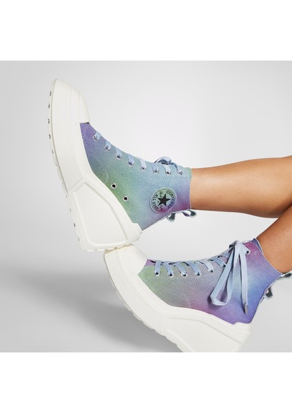 Chuck 70 De Luxe Wedge Kadın Mavi Sneaker fırsatları