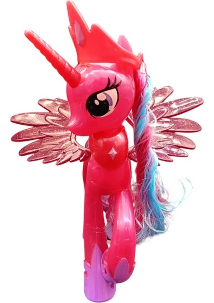 Renkli Pony At Büyük (013), Sesli Işıklı Saçlı Pony ve Ailesi My Little Pony Seti