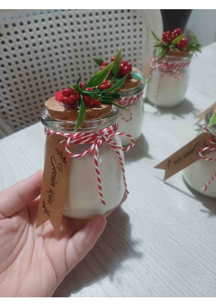 Mantar Tıpalı Cam Şişe Soya Wa x Mum Kavanozu, Dekoratif Mum, Hediyelik Mum, Noel,yeni Yil Hediye,yeni Iş,noel,doğumgünü,yeniev Hediyesi Dekoratif Hediyelik Mum