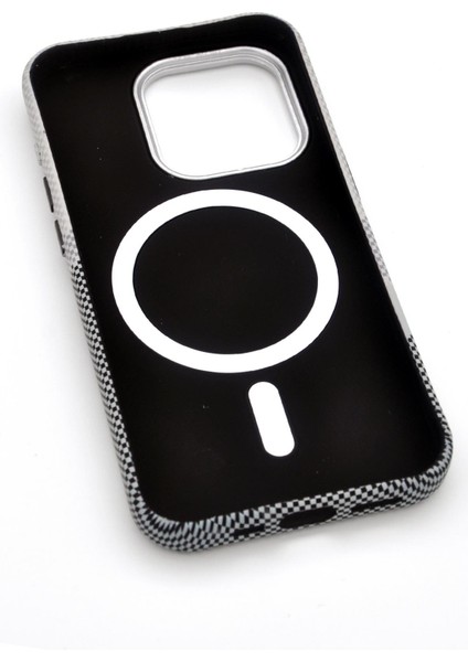 Apple iPhone 16 Pro Uyumlu Dijital Desenli Magsafe Şarj Özellikli Silikon Kapak Kılıf indirimleri
