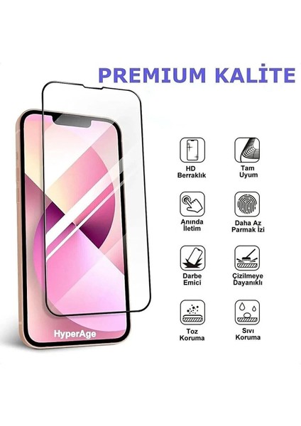 Iphone 11 Promax Uyumlu Safir Ekran Koruyucu Hd Tam Kaplayan Full Koruma Antistatic Temperli Cam