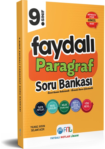 2025 9.sınıf Paragraf Konu Özetli Soru Bankası