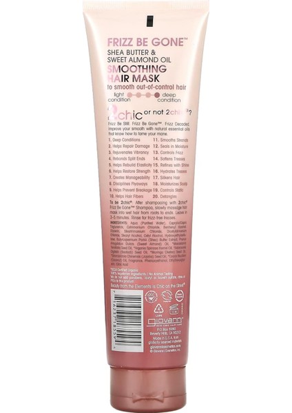 2chic Frizz Be Gone Kabarma Karşıtı Saç Maskesi 150 ml fiyatları