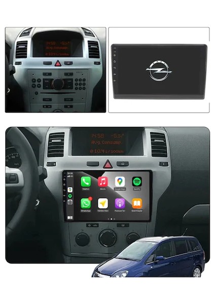 Opel Corsa Astra Vectra Zafira Android Multimedya 6gb Ram 64GB Hafıza Kablosuz Carplayli Multimedya