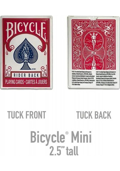 Mini Deck Kırmızı Oyun Kartları modelleri