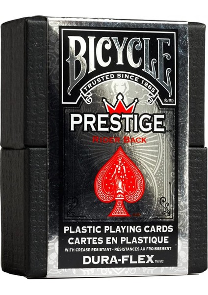 Prestıge Kutulu Plastık Oyun Kartı Kırmızı-Bıcycle