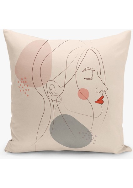 4'lü Kırlent Kılıf Seti Yılbaşı Christmas Deseni Çift Taraflı Dijital Baskılı fırsatları