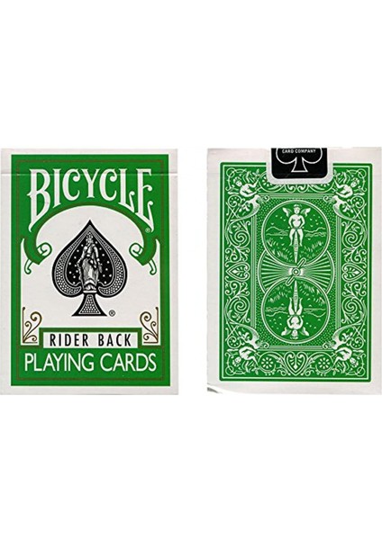 Rıder Back Index Green Oyun Kartı-Bıcycle