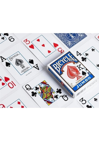 Jumbo Indeks Mavı Oyun Kartı -Bıcycle