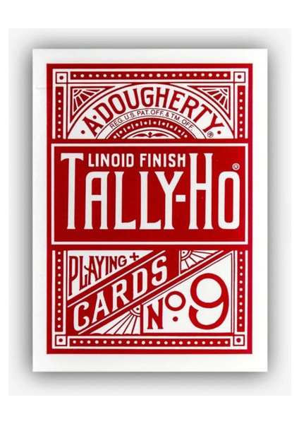 Tally Ho Fan Back Kırmızı Oyun Kartı-Bıcycle