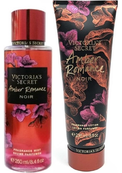 Amber Romance Noir Vücut Losyonu ve Spreyi 2'li Set