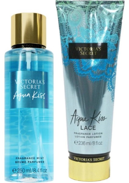 Aqua Kiss & Lace Vücut Losyonu ve Spreyi 2'li Set