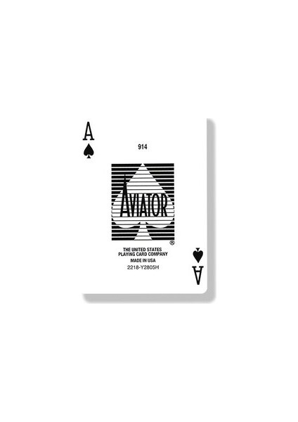 Avıator Poker Cırcle Back Standard Mavı Oyun Kartı-Bıcycle