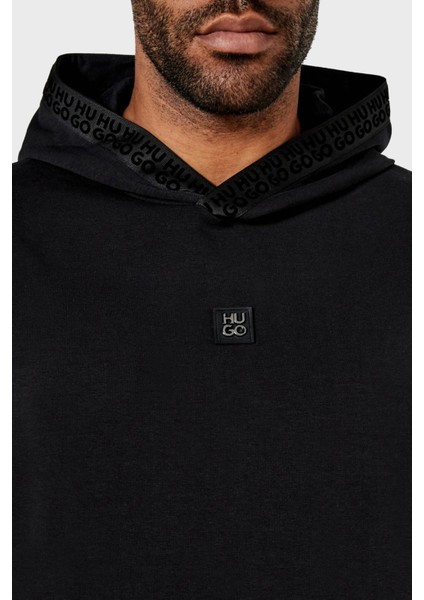 Pamuklu Regular Fit Kapüşonlu Logolu Sweat Erkek Sweat 50521429 001
