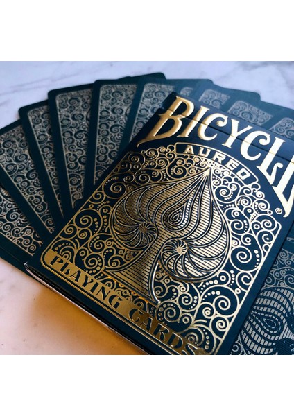 Aureu Europe Yeşil Deste Oyun Kartı-Bıcycle