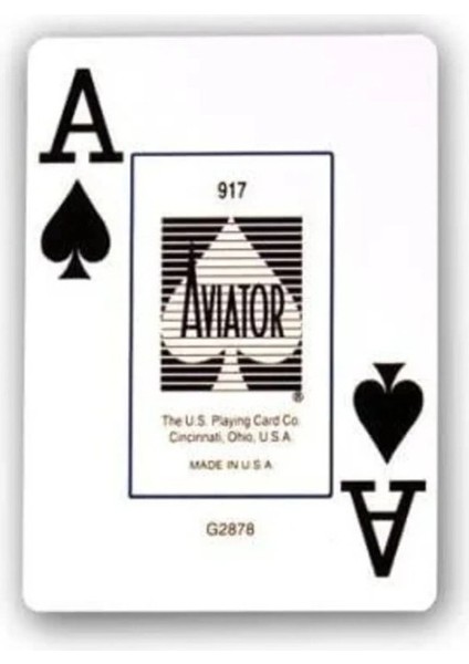 Avıator Jumbo Poker Cırcle Back Mavı Oyun Kartı-Bıcycle fiyatları