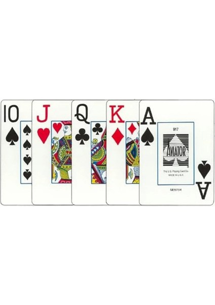 Avıator Jumbo Poker Cırcle Back Mavı Oyun Kartı-Bıcycle modelleri