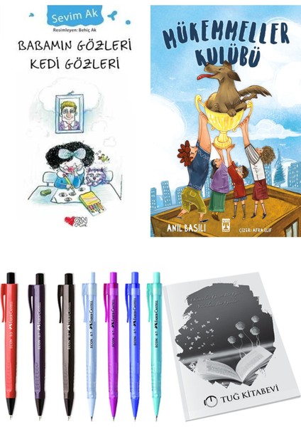 Mükemmeller Kulübü ve Babamın Gözleri Kedi Gözleri 2li Set