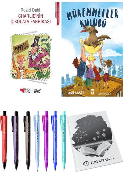 Mükemmeller Kulübü ve Charlie'nin Çikolata Fabrikası 2li Set