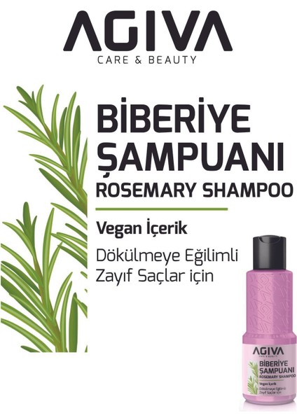 Biberiye Şampuanı, Dökülme Karşıtı ve Hızlı Saç Uzatma Etkili 100 ml