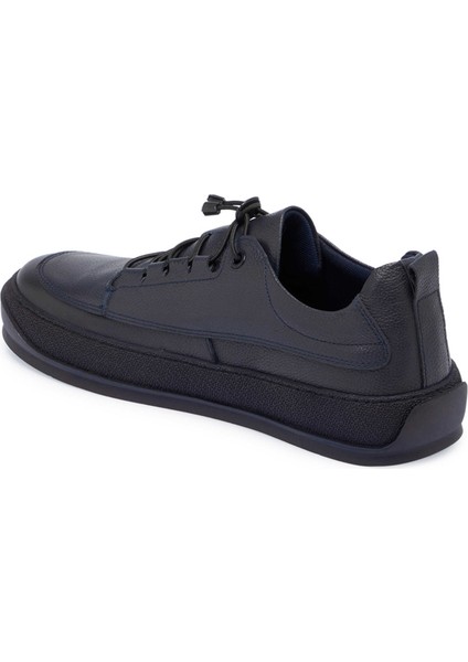 Lacivert Deri Erkek Sneaker - E24S1AY57137-A31