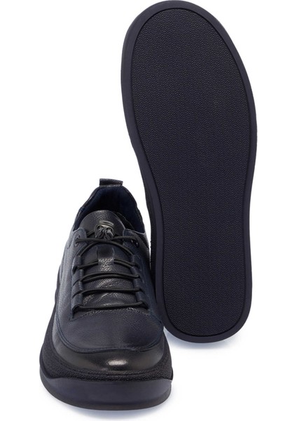 Lacivert Deri Erkek Sneaker - E24S1AY57137-A31