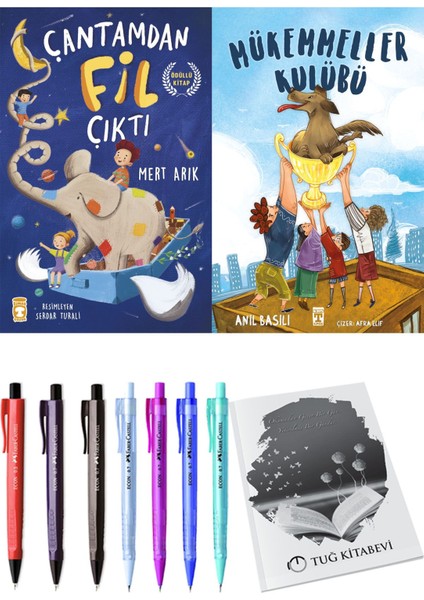 Mükemmeller Kulübü ve Çantamdan Fil Çıktı 2li Set
