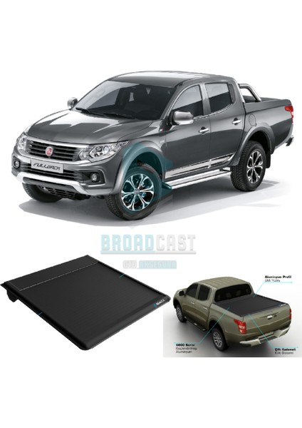 Fiat Fullback B-Back Sürgülü Kapak 2016-SONRASI Uyumlu