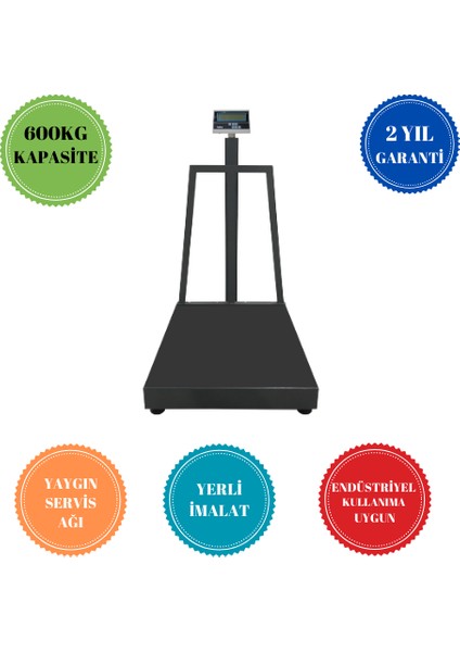 YSF 70 x 80 600 kg Elektronik Tartım Terazi
