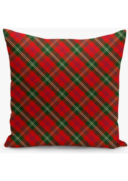 4'lü Kırlent Kılıf Seti Yılbaşı Christmas Deseni Çift Taraflı Dijital Baskılı fırsatları