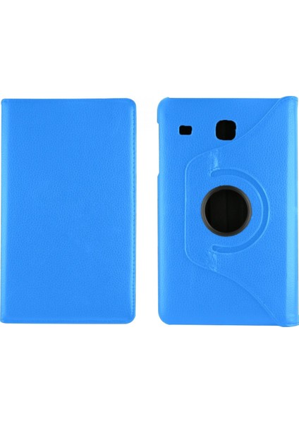 Samsung Galaxy T375 Tab E 8.0 Uyumlu 360 Kapaklı Kılıf (Mavi) VR-4245