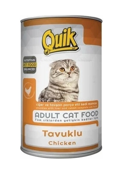 Tavuklu Kedi Konserve Kedi Maması 415 gr