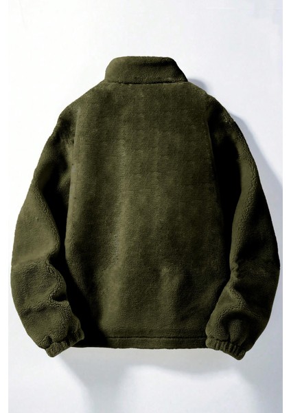 Erkek Alaska Regular Peluş Sherpa Kışlık Tam Fermuarlı Polar Sweatshirt modelleri