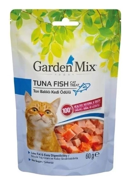 Ton Balıklı Düşük Yağlı Şekersiz Kedi Ödül Maması 60 gr