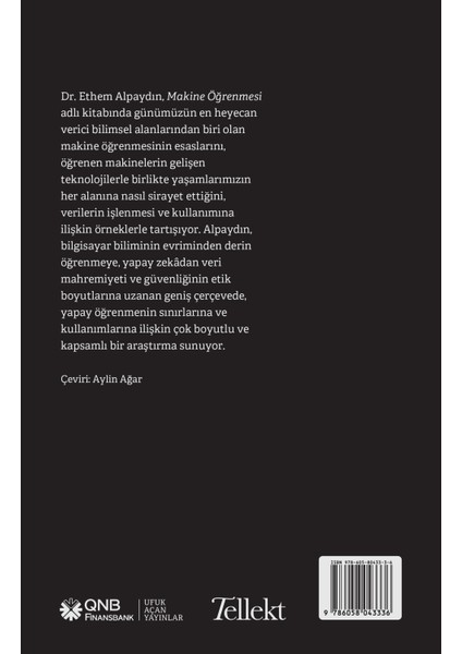 Makine Öğrenmesi - Ethem Alpaydın modelleri