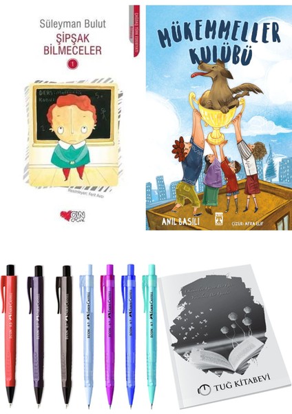 Mükemmeller Kulübü ve Şipşak Bilmeceler 1 2'li Set + Hediyeli