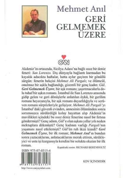 Geri Gelmemek Üzere - Mehmet Anıl fiyatları