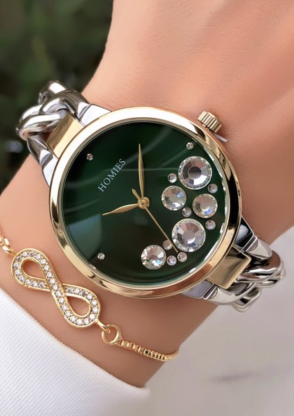 Kadın Kol Saati 3 Atm Su Geçirmezlik Faturalı Bileklik Hediyeli