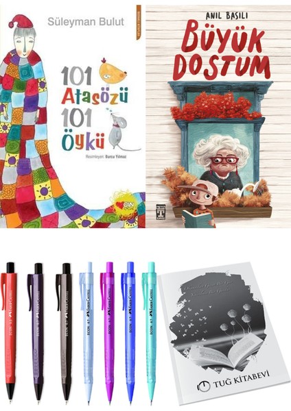 Büyük Dostum ve 101 Atasözü 101 Öykü Süleyman Bulut 2li Set